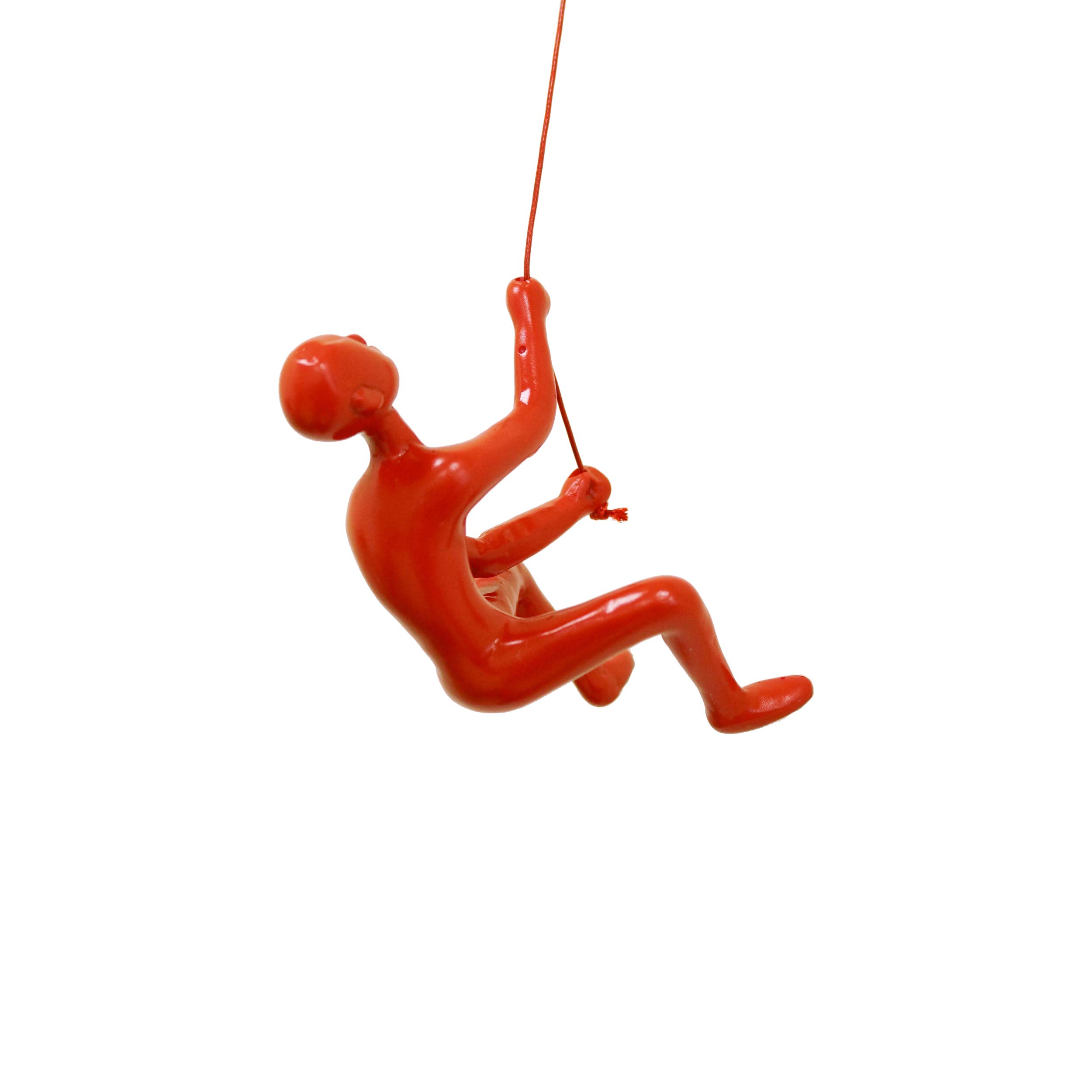 Overstock Red Climbing Man Wall Decoration 3 x 3 x 6 cm