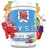 RYSE BCAA Focus Powder - Kool-Aid Tropical Punch - BCAA Supplement with Electrolytes, Natural Caffeine & Cognizin Supports for Hydration, Recovery, Energy, and Focus for Men & Women - 30 Servings