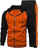 GXAMOY Men's 2 Pieces Tracksuits Running Sports