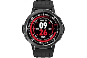 ISPEKTRUM APEX Pro C31 Smartwatch for Men, GPS Fitness Watch Bluetooth Calls Text, VO2 Max, 3ATM Waterproof, Sleep Tracking, 