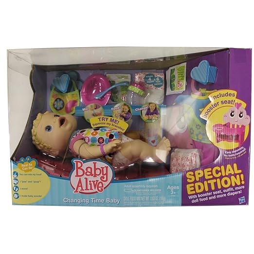 Caucasian Baby Alive Changing Time Baby Special Edition