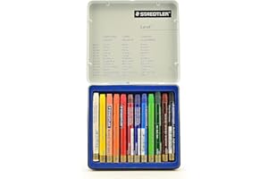 Staedtler Karat Aquarell Premium Watercolor Crayons, 223M12