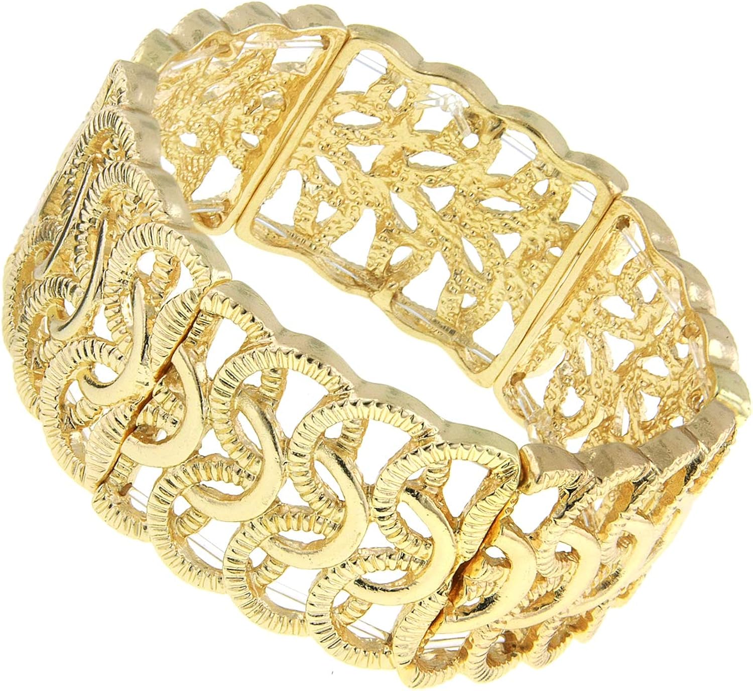 2028 Woven Loop Stretch Bracelet Jewelry