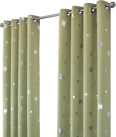 Nim Textile Luxurious Silver Star Printing Thermal Insulated