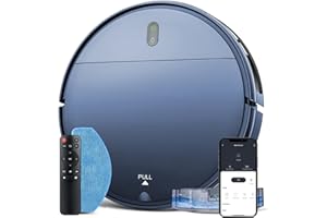 ZCWA Robot Vacuum and Mop Combo, 2 in 1 Mopping Robotic Vacuum with WiFi/App/Alexa, Robotic Vacuum Cleaner, Schedule Settings, Self-Charging, Ideal for Hard Floor, Pet Hair and Carpet