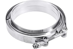 EVIL ENERGY 4.0 Inch V Band Clamp with Flange Male Female Stainless Steel