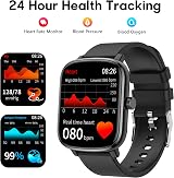 Popglory Smart Watch 1.69" Fitness Tracker Blood Pressure Heart Rate 100+ view 3