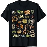 Types of Snakes, Educational Herpetologist, Kids, Boys, Girls T-Shirt