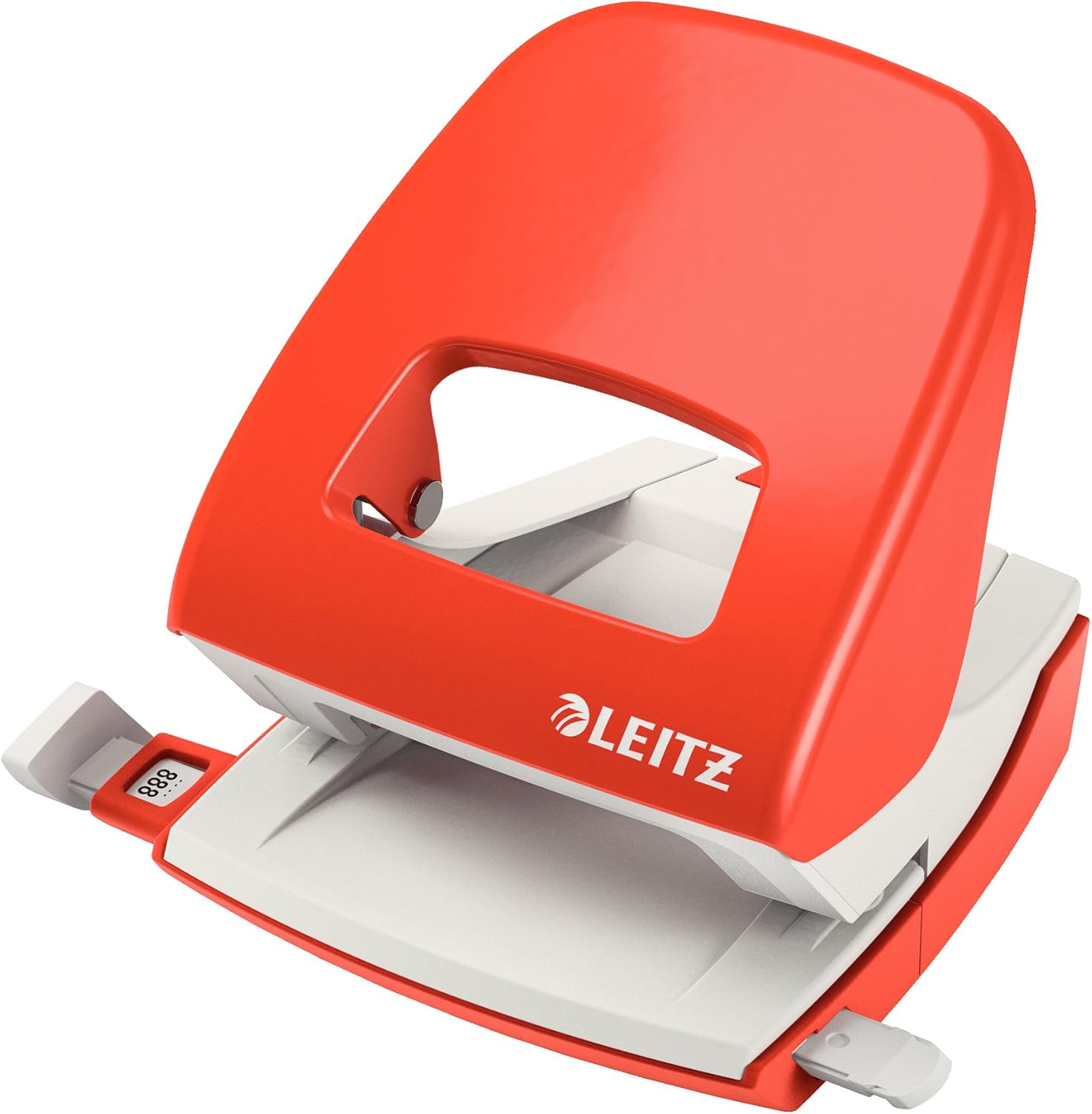 Leitz Hole Punch, 30 Sheets, Guide Bar with Format Markings, Metal, NeXXt Range, 50080020