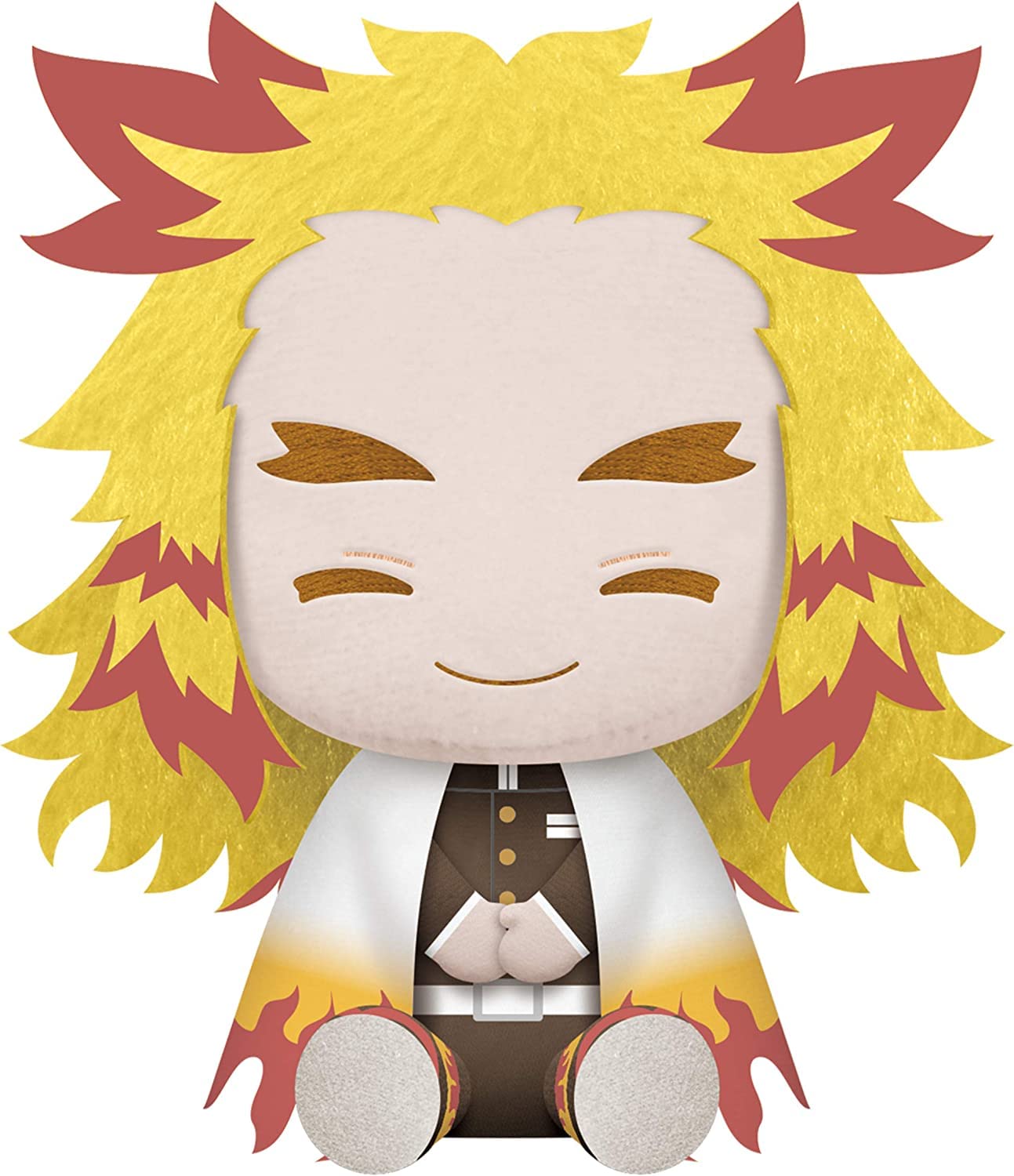 Banpresto Sinoeem Demon Slayer: Kimetsu no Yaiba Big Plush~KYOJURO RENGOKU - INOSUKE HASHIBIRA(Real FACE)~(A:KYOJURO RENGOKU)