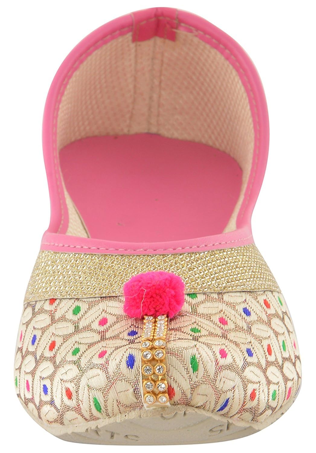 babes women's rajasthani synthetic shoes
