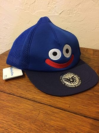 Amazon C1 ドラクエ ドラゴンクエスト スマイル スライム キャップ 帽子 メッシュ かわいい ぼうし 青 ブルー ゲーム キャラ グッズ アニメ 萌えグッズ 通販