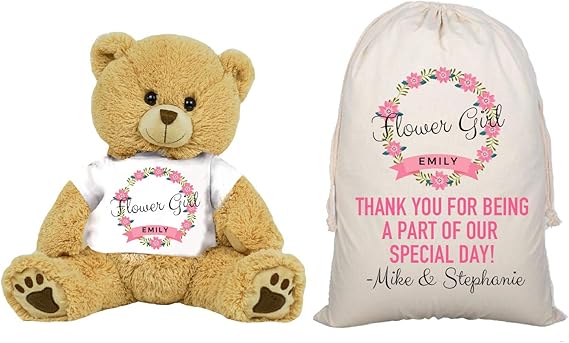 flower girl stuffed animal