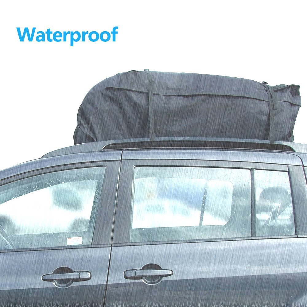 Waterproof Cargo Carrier Bag Luggage Carrier Bag (10 Cubic Ft) Great for Cars Vans Trucks Suvs Car Luggage Carrier
