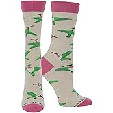 WHD Hummingbird Crew Socks for Women & Men | Bird Watcher Gift, Fun Animal Socks