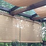 60cm 80cm 100cm 120cm 140cm Wide Exterior Wooden Roller Shade