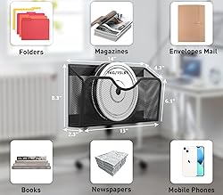 JANE EYRE Magnetic File Holder - 3PCS File Paper