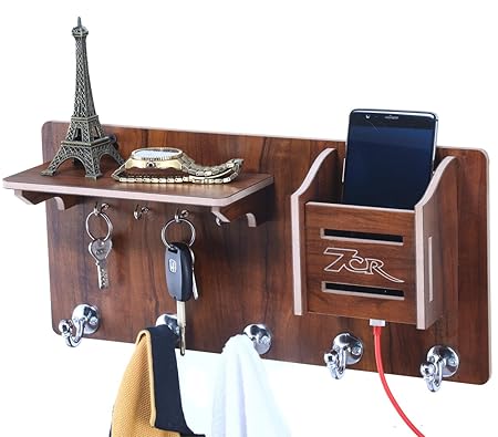 7Cr Beautiful Wooden Shelf For Home Decor/Wall Shelf Rack Set/Wall Mount Stylish Wooden