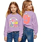 GLIGLITTR On Cloud Nine Birthday Girl Sweatshirt 9th Girl Birthday Outfit Rainbow Kid 9 Year Old Bday Party Long Sleeve Shirt