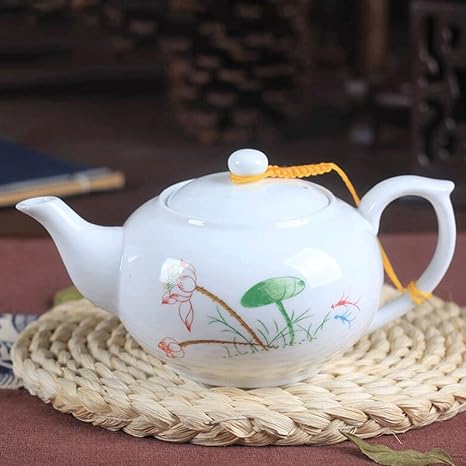 Amazon ティーポット ガラス 陶器ティーポットシングルポット磁器茶ポットケトル小さなティーポットとフィルターホームオフィス250ml Uomun ティーポット オンライン通販