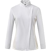 Ubon Women's Chef Coat Side Mesh Vent Zipper Chef Jacket