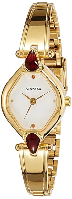 Analog White Dial Womens Watch -NK8063YM05
