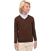 Lilax Toddler and Little Boys Sweater, V-Neck Knit Cardigan Sweater