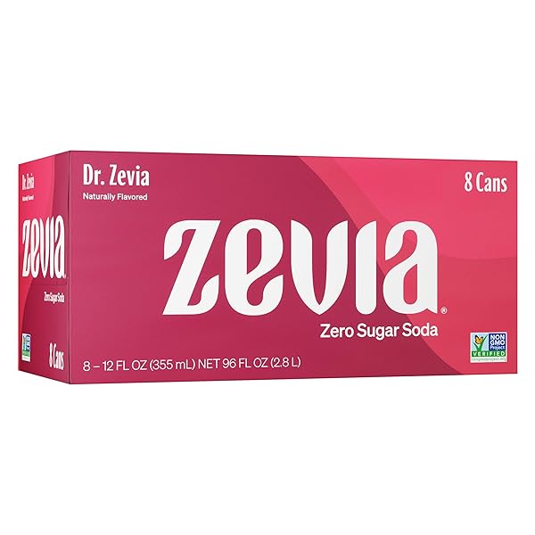ZEVIA ZERO SUGAR SODA, DR ZEVIA, 12 OZ...