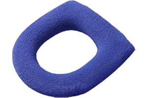 Winter Toilet Seat Cover Soft Cushion Plushie Fiber Quick Setups Machine Washable Design Soft Cover