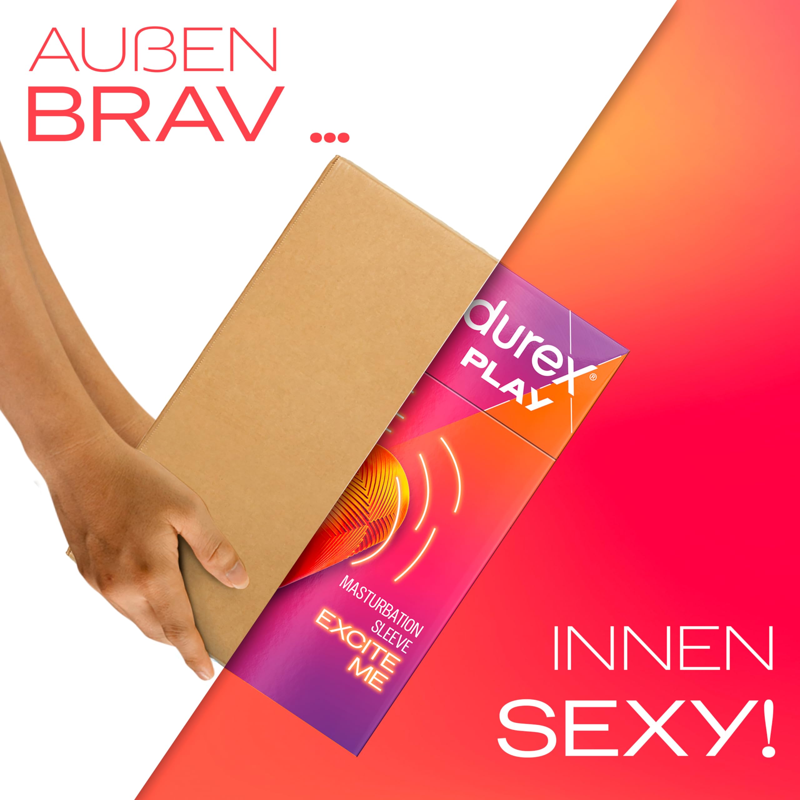 Durex Slide & Ride Masturbationshülle - Weicher & genoppter Masturbation Sleeve - Sexspielzeug für Männer & Paare - Dehnbares & kompaktes Sex Toy, bis zu 50x wiederverwendbar 4
