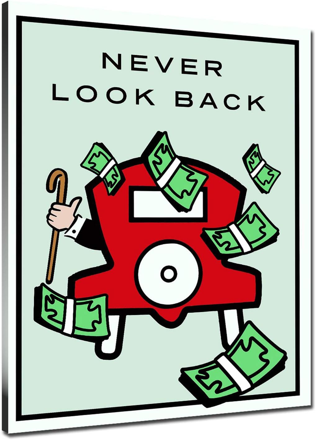 ALEC Monopoly HD Printed Oil Paintings Home Wall Decor Art On Canvas Never Look Back 24x32inch Unframed