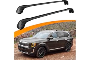 Snailfly Heavy Duty 260 LBS Load Cross Bars Fit for 2019-2024 Kia Telluride EX S SX SX-Prestige, Enhanced Lockable Roof Rack Crossbar, Version 2