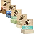 Dr. Squatch Natural Men’s Bar Soap Gift Set - Cold Process Body Soap Bar with Natural Oils - Gifts for Men - Wood Barrel, Bir