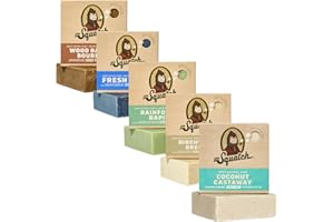 Dr. Squatch Natural Bar Soap for Men - Cold Process Soap with No Harmful Ingredients - Birchwood Breeze, Coconut Castaway, Ra