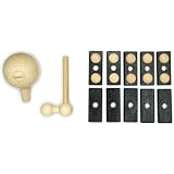 Montessori Holzspielzeug ab 1 Jahr, 4-in-1 Motorikspielzeug, Montessori Spielzeug Baby, für