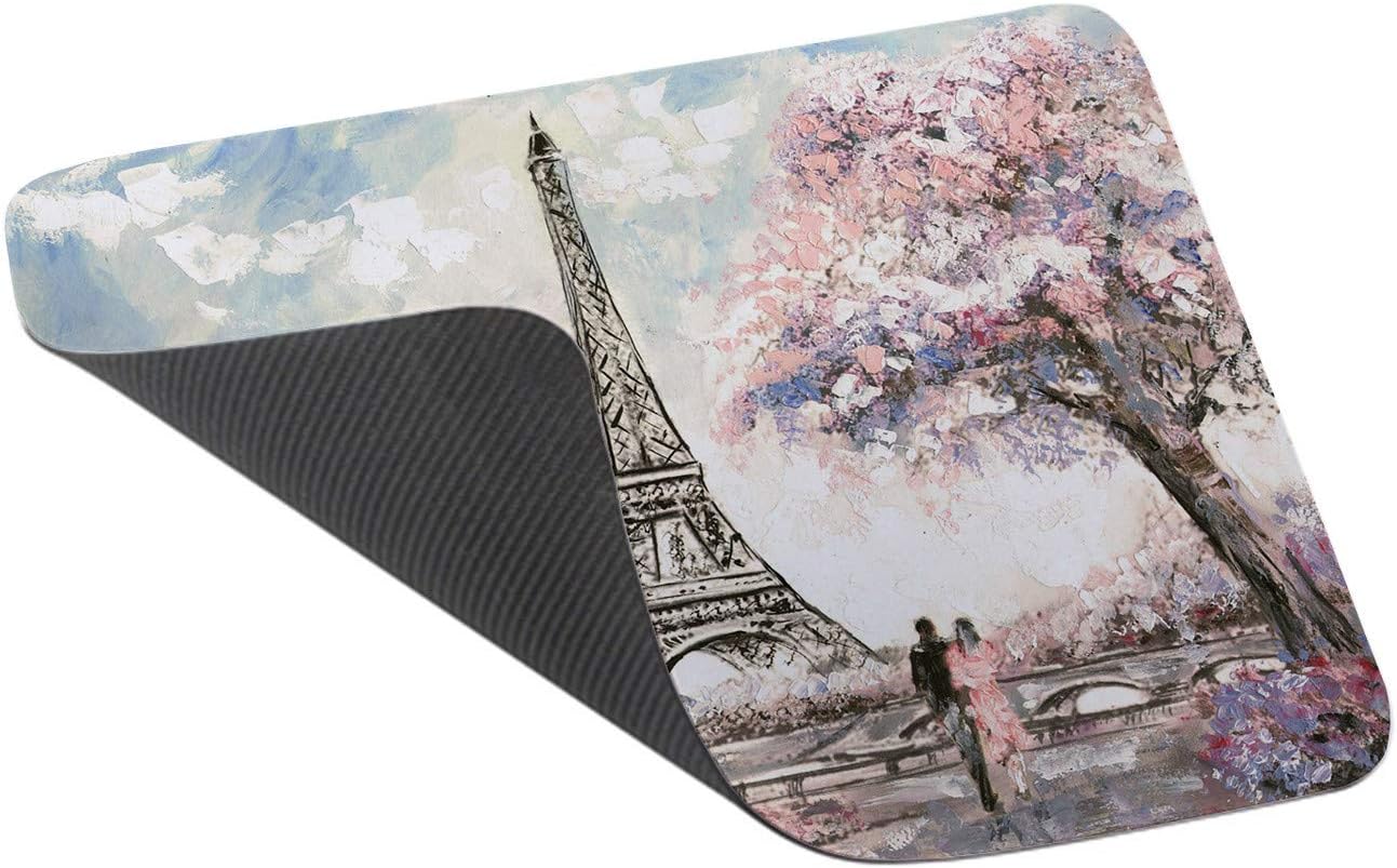 Yeuss Eiffel Tower Mouse mat pad Rectangular Non-Slip Mousepad - Image 5