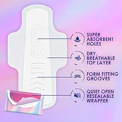 Always Pocket Flexfoam Pads, Size 2, Heavy, with