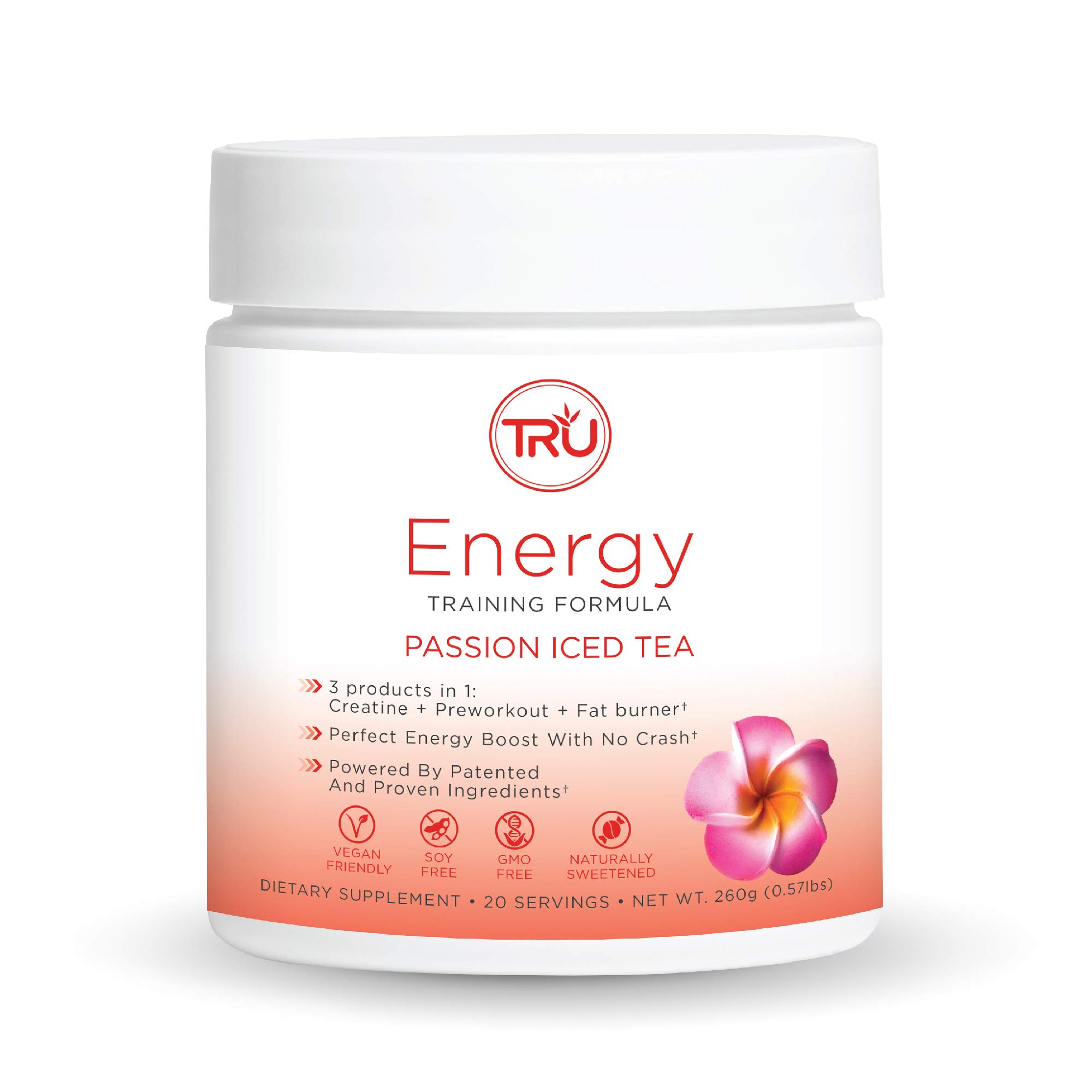 Buy TRU Supplements Energy, Pre Workout Training Formula, Vegan