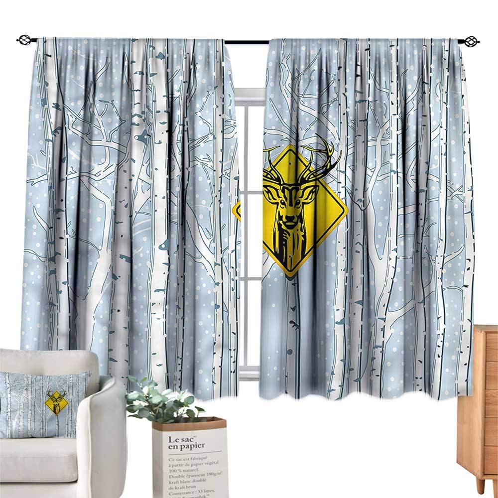 Bedding & Linen Sanring Hunting,Customized Chid Curtains Attention Deer