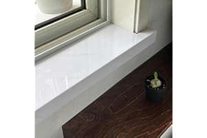 Moisture Resistant Window Sill Ledge Cover, Bedroom Porch Window Sill Trim Protector Plate, Bay Windows Ledge Guard, Easy to 