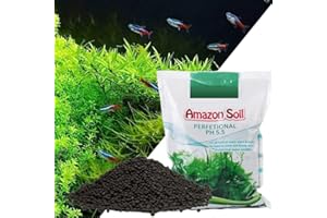 VAYINATO PetzLifeworld Aqua Soil Planted Aquarium Substrate Aquarium Soil (1L)