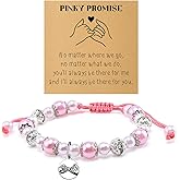 Best Friend Birthday Beaded Bracelets Friendship Bracelet for Women Bestie Gifts for Women Going Away Gift for Friend Sister Bestie Bracelet Long Distance Friendship Jewelry Christmas Graduation Gift