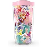 Tervis CreativeIngrid Aura Made in USA Double Walled Insulated Tumbler Travel Cup Keeps Drinks Cold & Hot, 16oz, Classic
