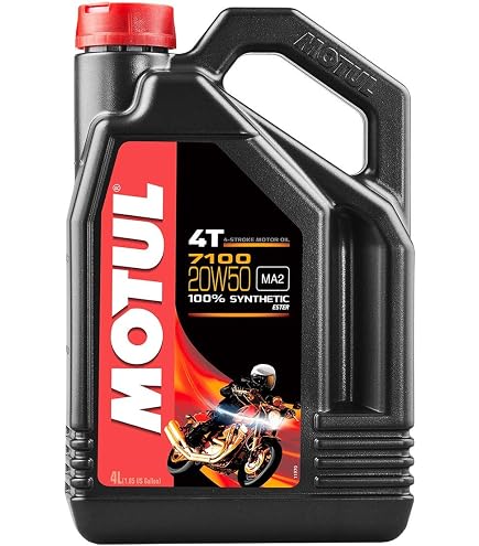 モチュール MOTUL 7100 4T 20W-50 3個 Amazon.com: Motul 104103 7100 4T Synthetic Ester Motor Oil - 20W50