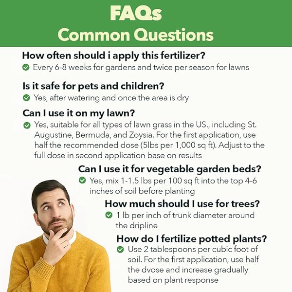 𝐁𝐄𝐒𝐓𝐒𝐄𝐋𝐋𝐄𝐑 10-10-10 PLANT FERTILIZER SLOW RELEASE | 10 10 10 ALL PURPOSE FERTILIZER FOR FRUIT TREES, EVERGREENS, VEGETABLES, ARBORVITAE, FIG TREES, SHRUBS, PINES, OAKS, FLOWERS [1 QUART]