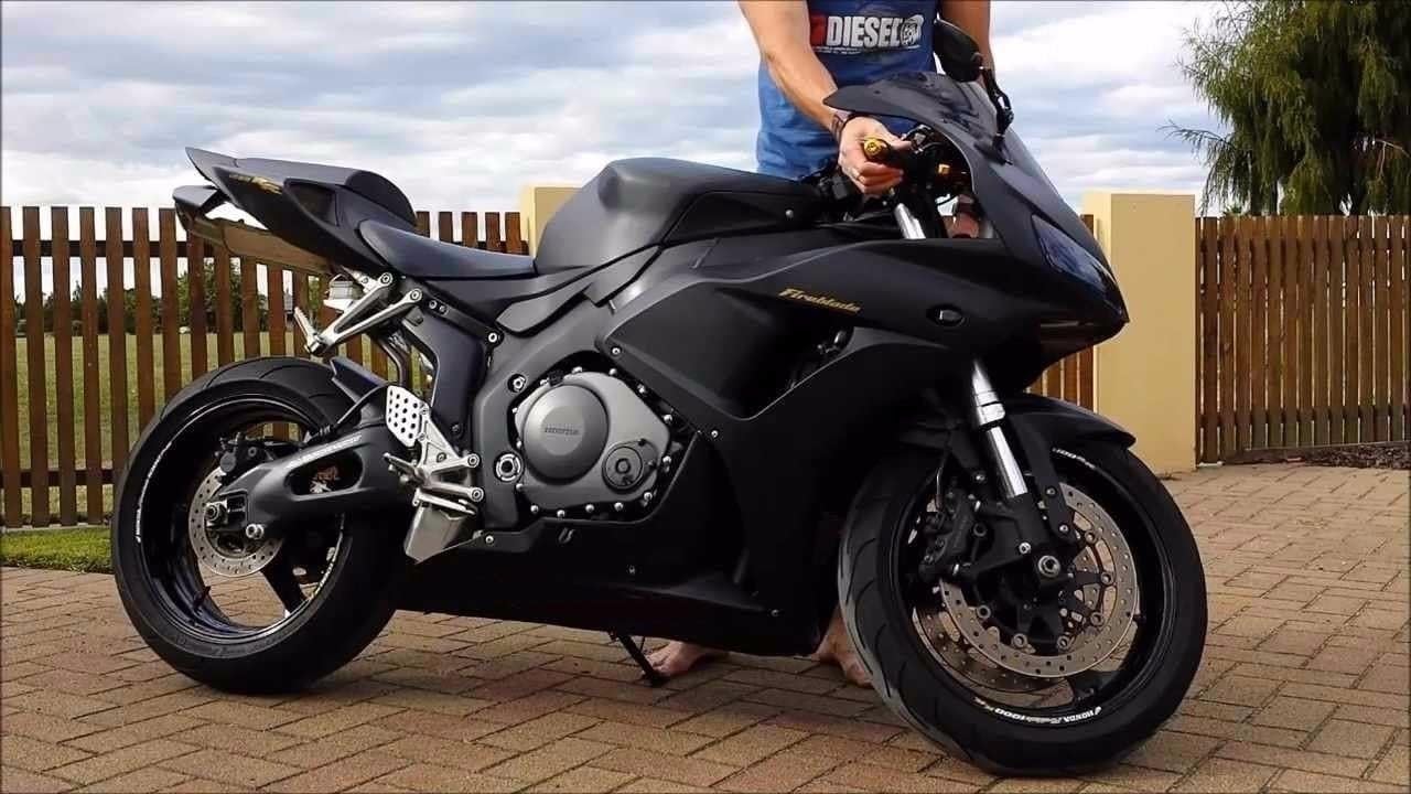 Matte Black w/ Gold Fairing Injection for 20062007 Honda CBR 1000 RR