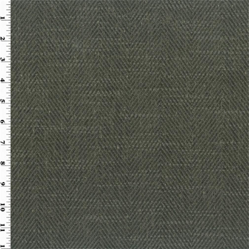 Veedaf Mako Gray Zegna Herringbone Home Decorating Fabric, Fabric by The Yard