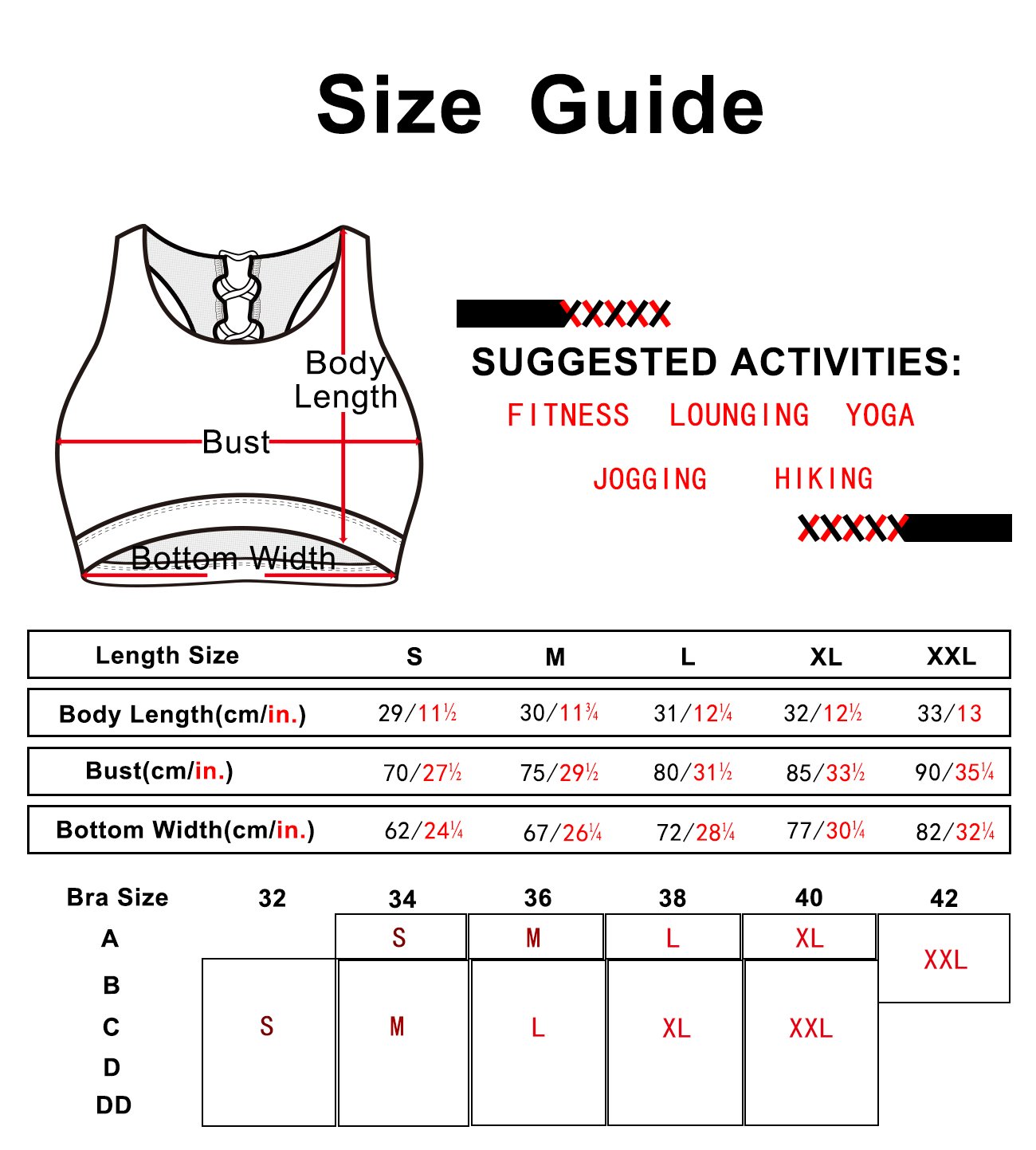 icyZone Workout Clothes Racerback Yoga Clothes Sexy Strappy Sports Bra for Women (L, Florida Keys)