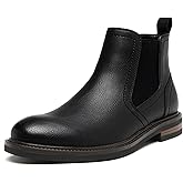 DECARSDZ Men's Chelsea Boots Casual Classic Comfy Slip-On Suede Chukka Mens Ankle Boot