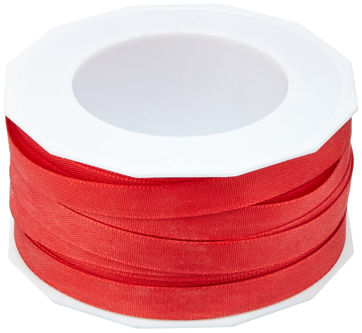 PRÄSENT - Europa Taffeta Ribbon Red 10 mm width, 50 m length — image 1